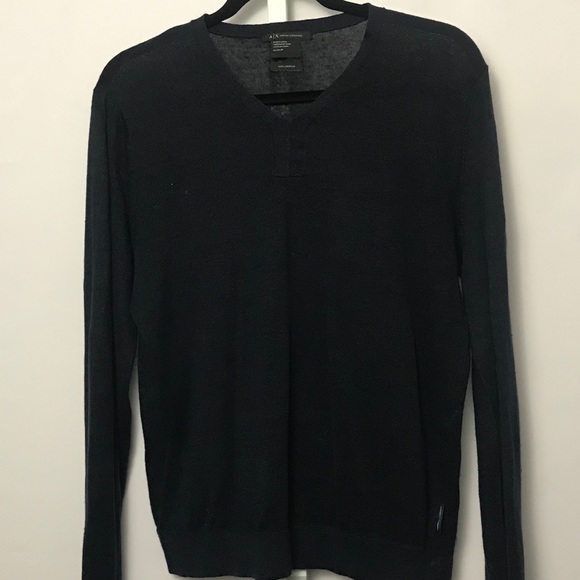 Armani Exchange Other - Armani Exchange men navy long sleeve sweater XS